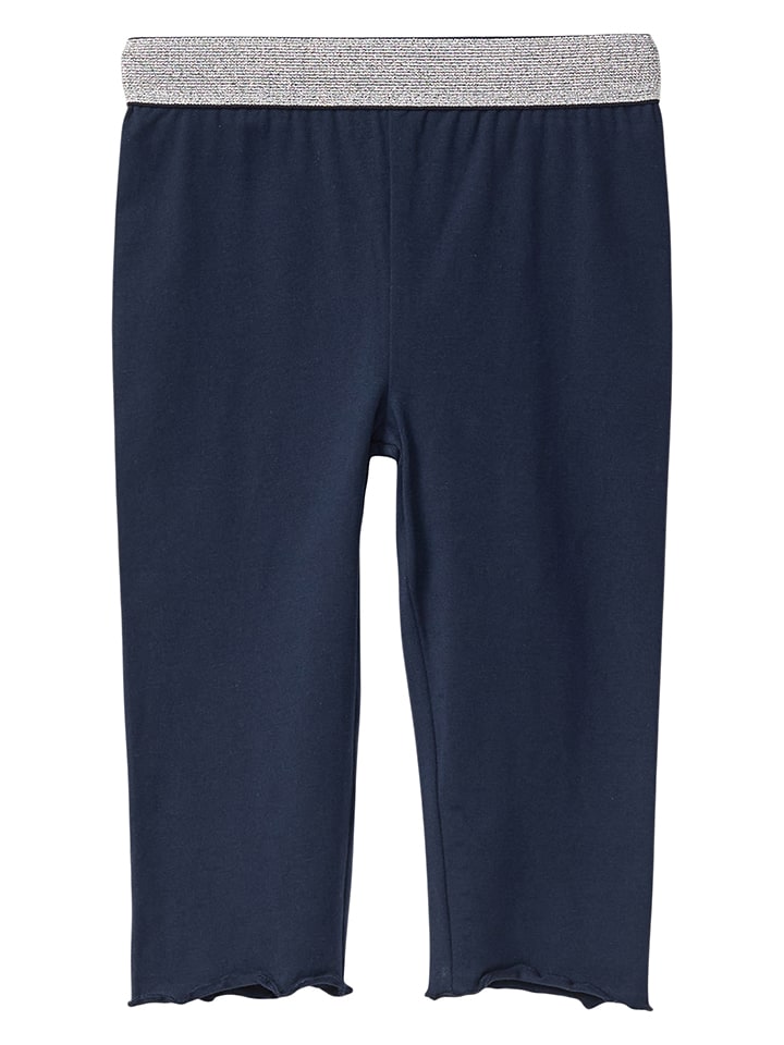 Legginsy w kolorze granatowym