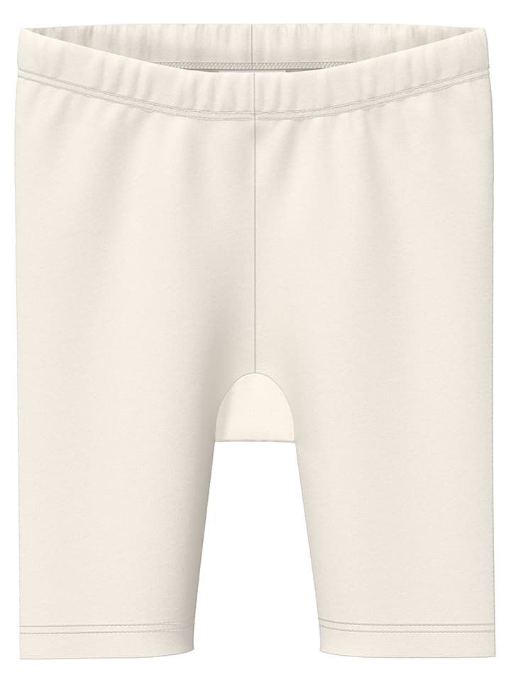 Legginsy w kolorze kremowym