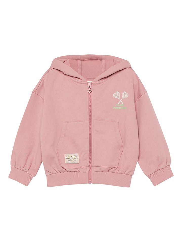 Sweatjacke in Rosa