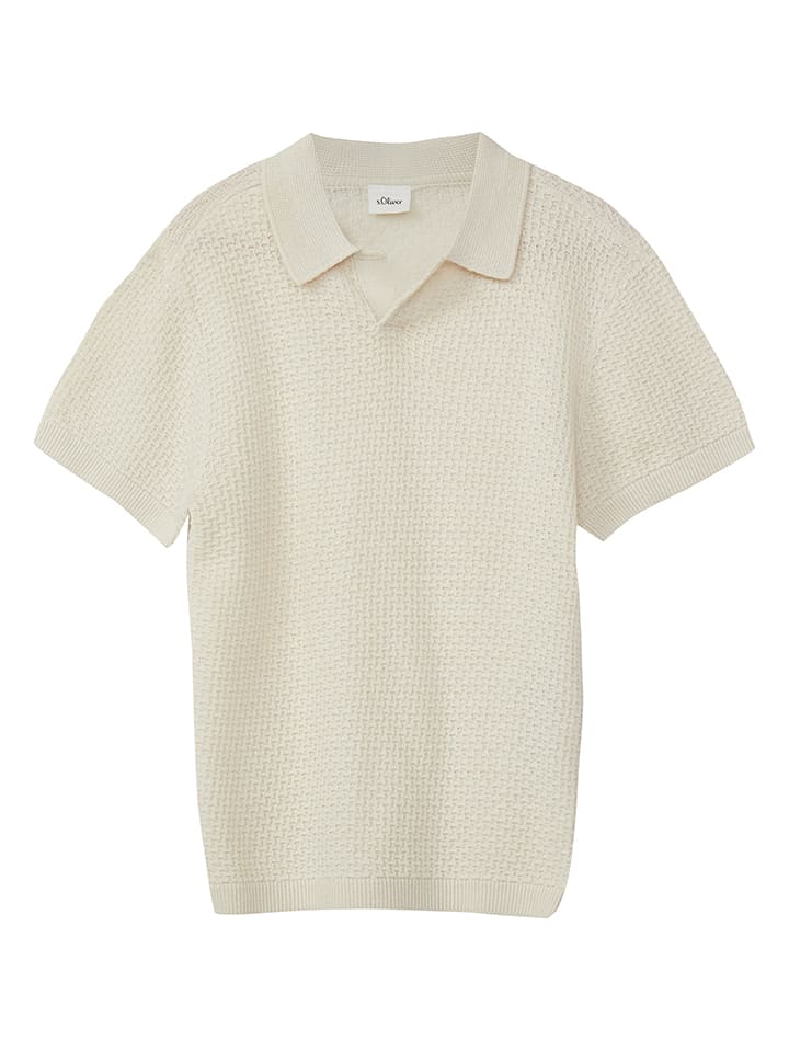 Poloshirt in Creme
