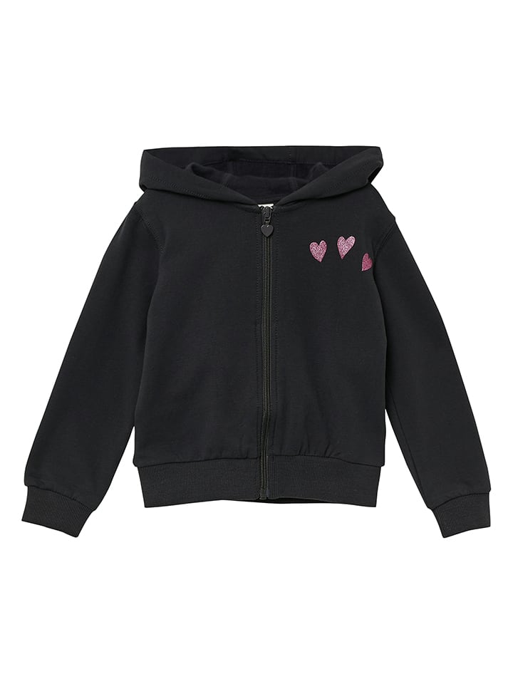Sweatjacke in Anthrazit