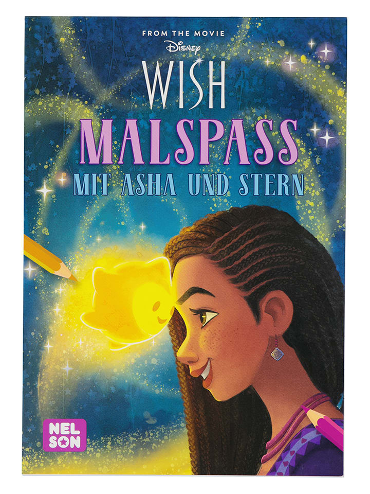 Malbuch "Disney Wish: Malspaß mit Asha und Stern"