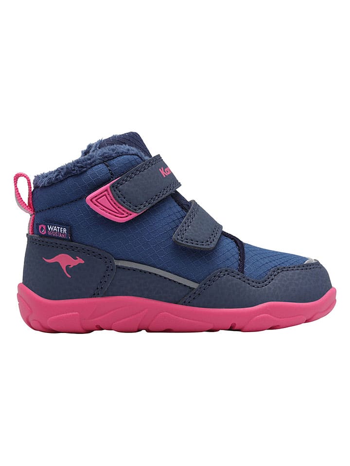 Buty barefoot "Norda Mid V" w kolorze granatowo-różowym