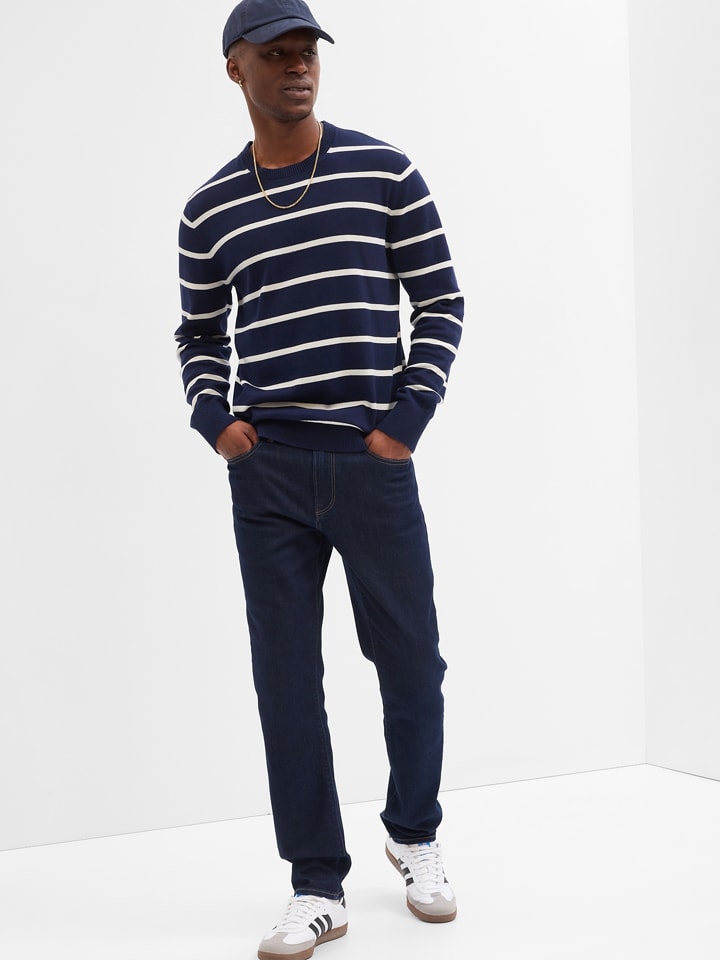 Spijkerbroek - slim fit - donkerblauw