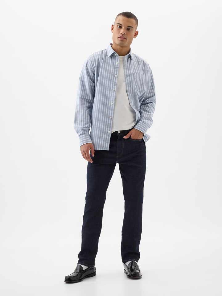 Dżinsy - Slim fit - w kolorze granatowym