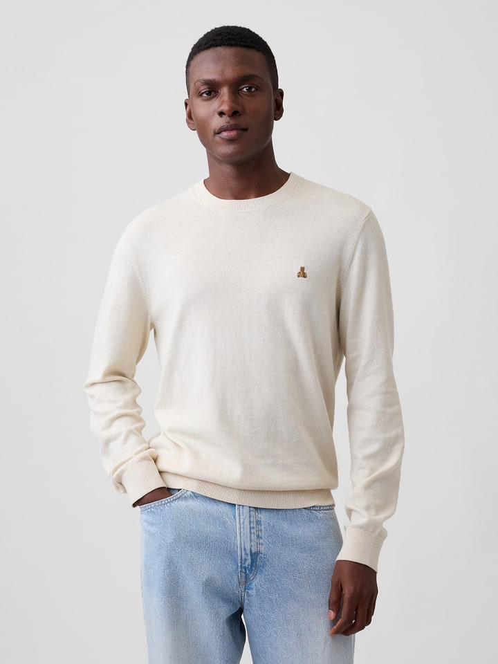 Sweter w kolorze kremowym