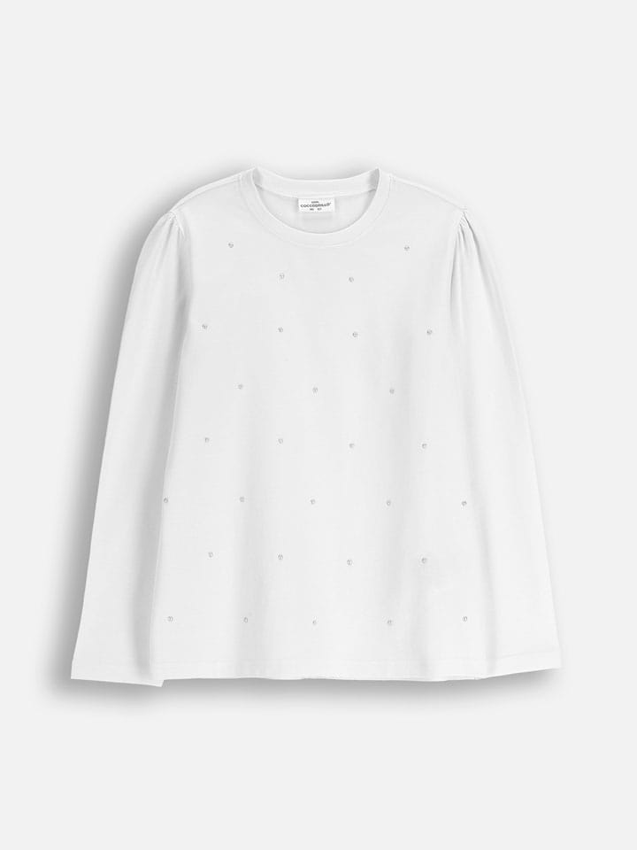 Longsleeve in Weiß