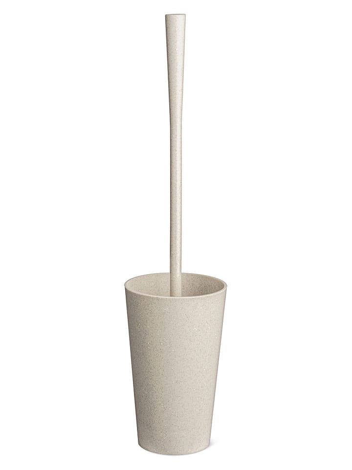 Toilettenbürste in Beige - (H)46 x Ø 10,4 cm