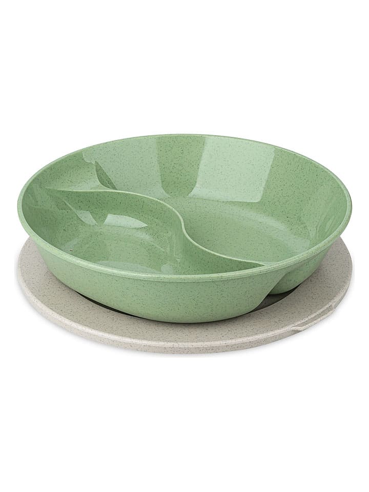 Menüteller in Grün - Ø 25 cm