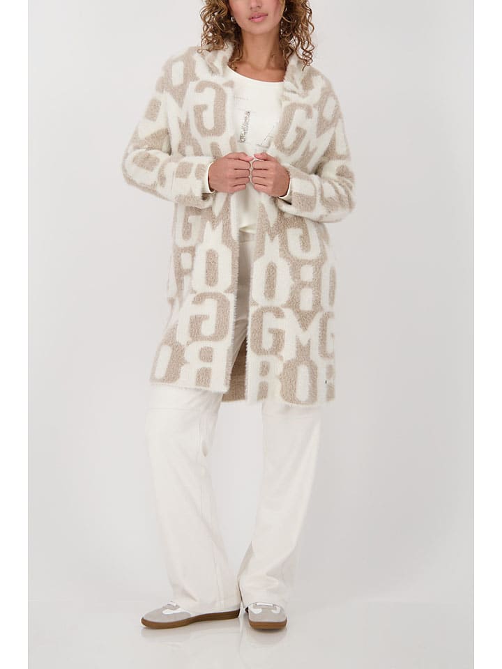 Übergangsmantel in Weiß/ Beige
