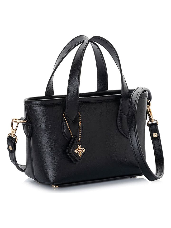 Henkeltasche in Schwarz - (B)27 x (H)15 x (T)10 cm