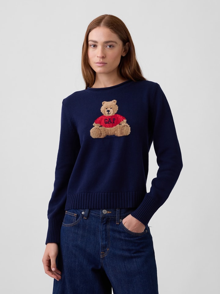 Pullover in Dunkelblau
