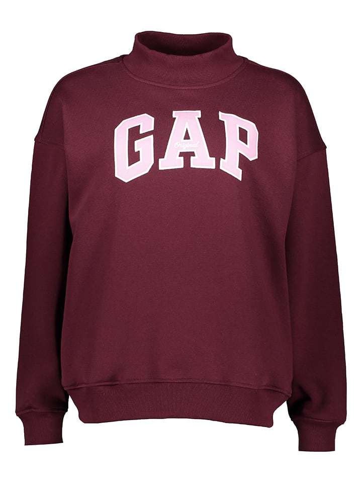 Sweatshirt in Bordeaux