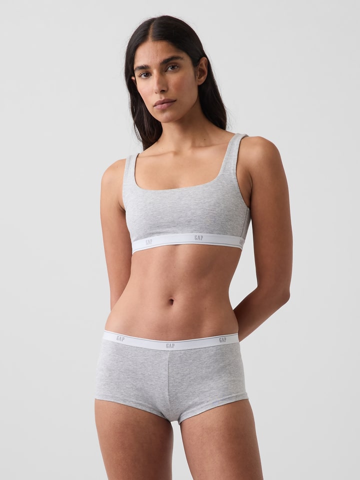 Bustier in Hellgrau