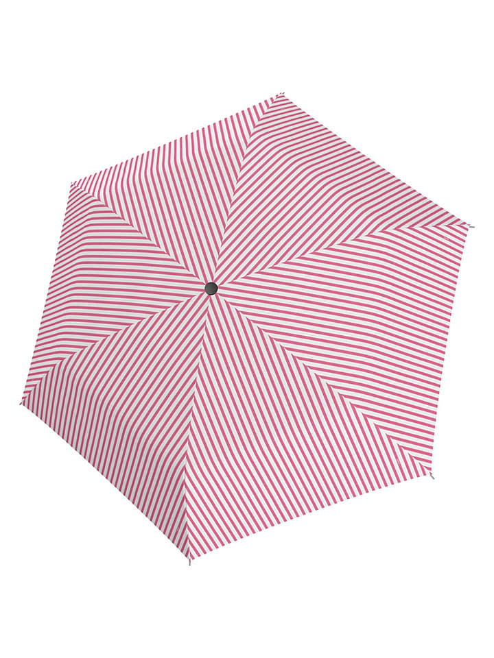 Parasol w kolorze biało-różowym
