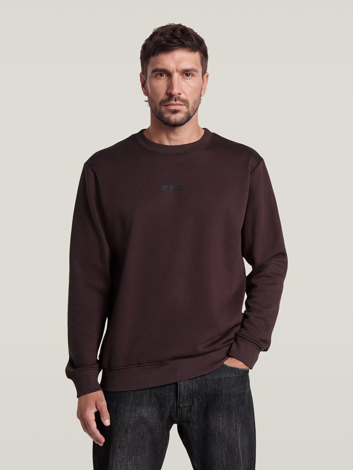 Sweatshirt in Braun