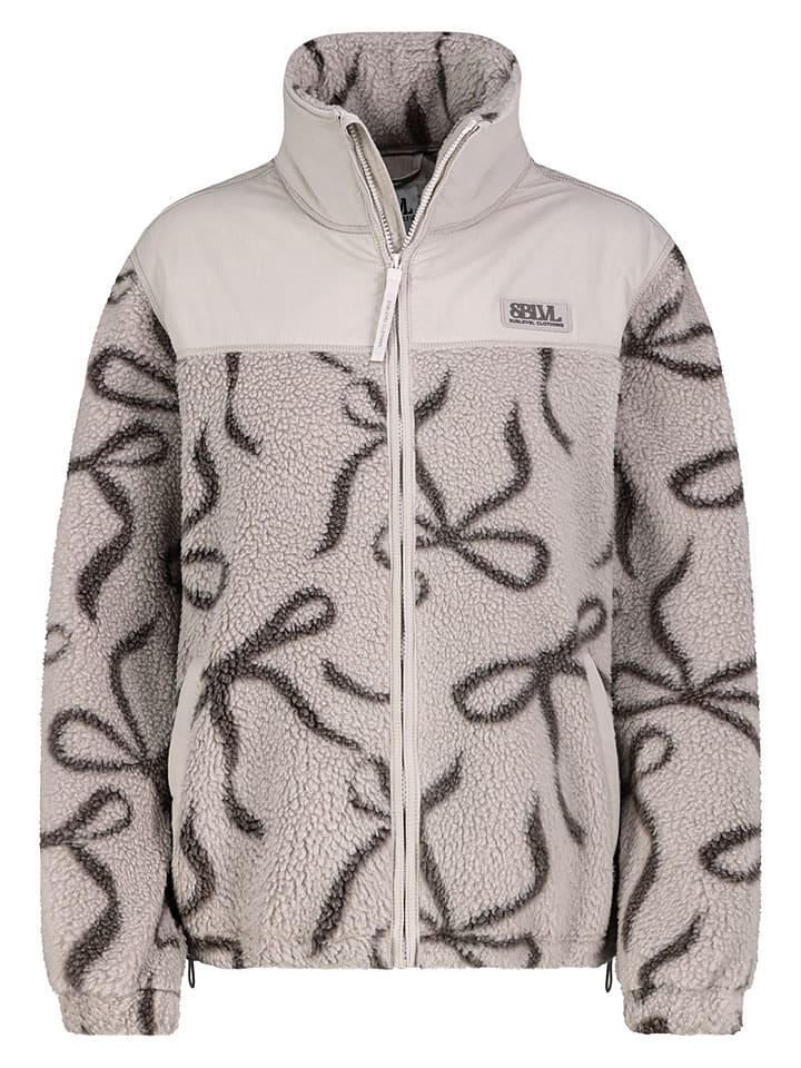 Fleece vest beige
