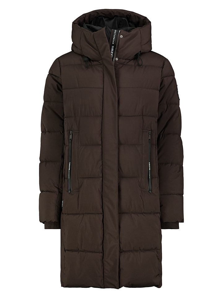 Wintermantel bruin