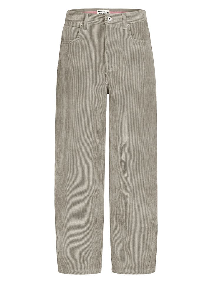 Corduroybroek taupe