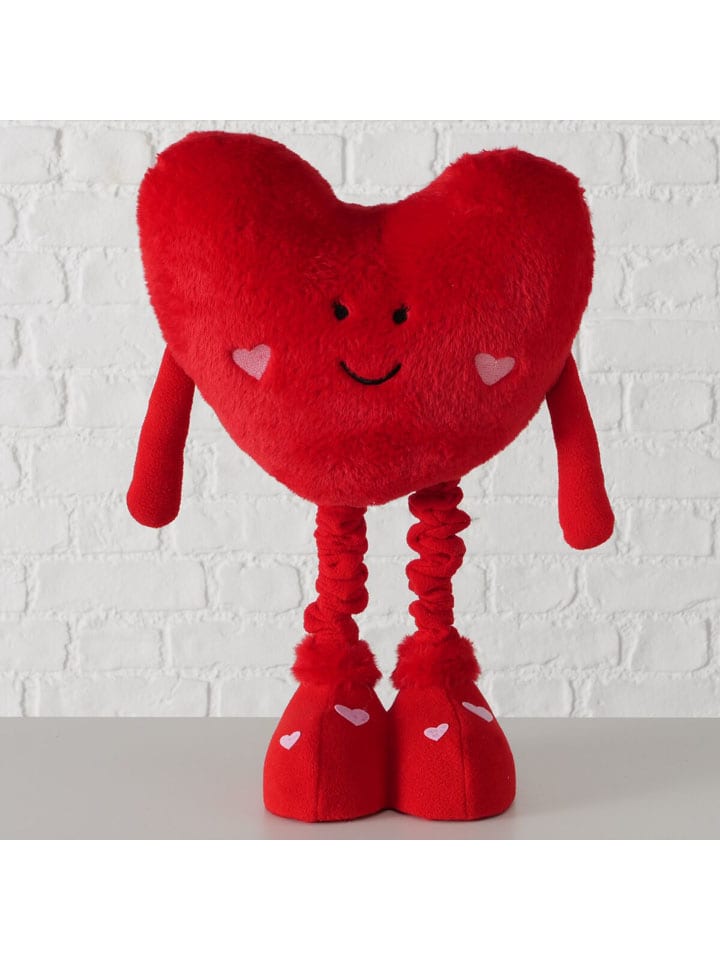 Figurka dekoracyjna "Heart" w kolorze czerwonym - wys. 82 cm
