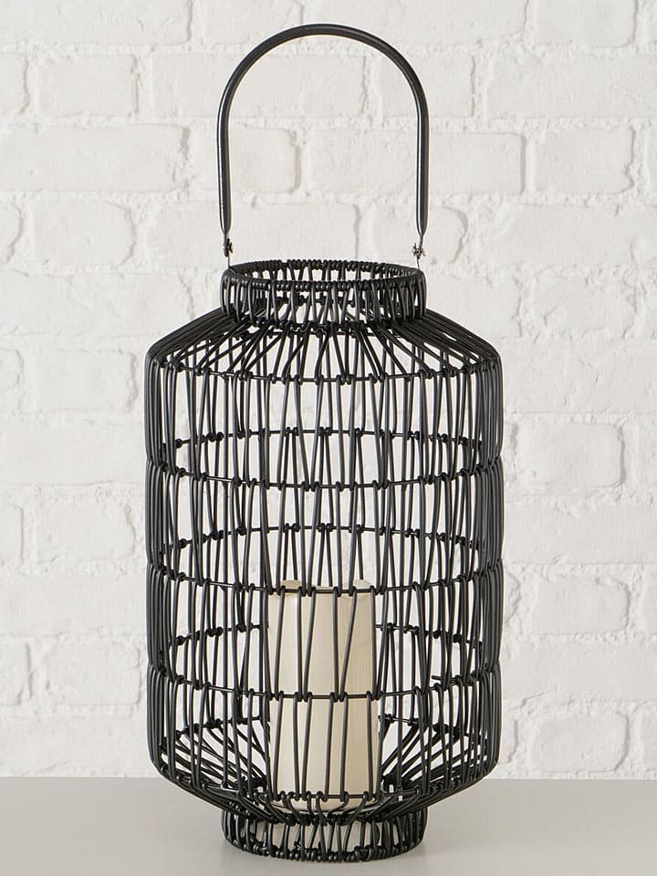 LED-Windlicht "Calista" in Schwarz - (H)42 cm