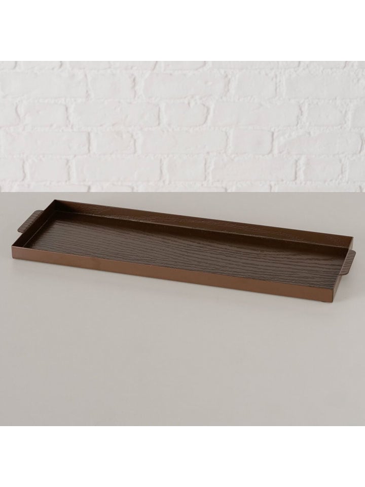 Taca "Wodan" w kolorze brązowym - 37 x 12,5 cm