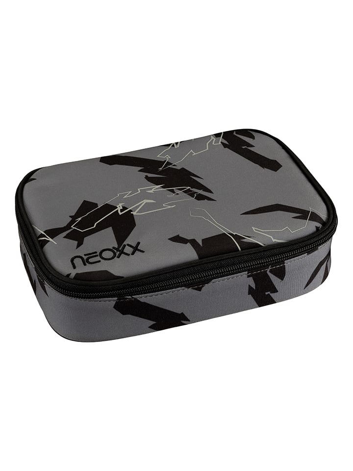 Schlamperbox "Dunk" in Grau/ Schwarz - (B)22 x (H)6 x (T)15,5 cm
