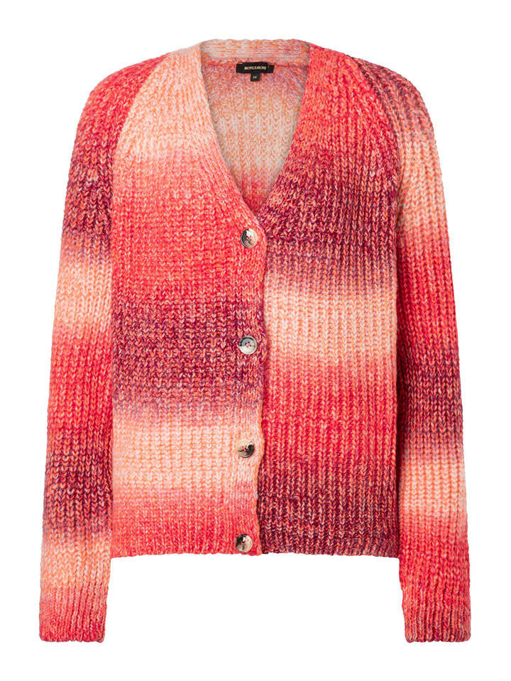 Cardigan in Rot/ Rosa