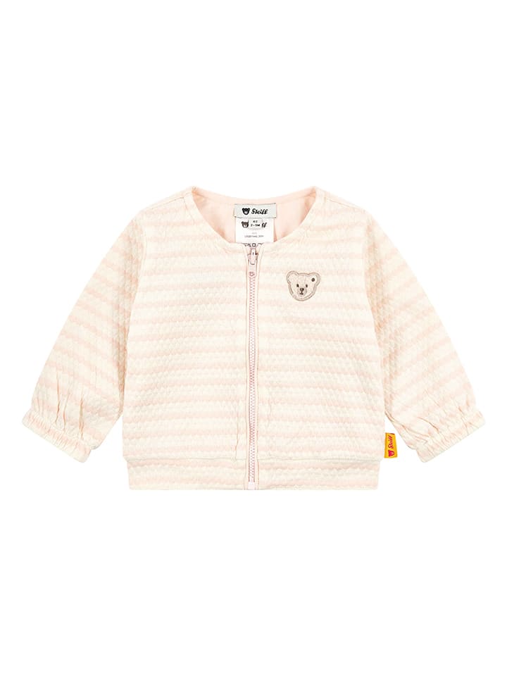 Sweatjacke in Beige