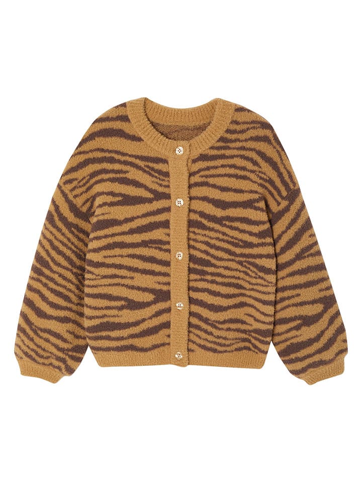 Cardigan in Hellbraun