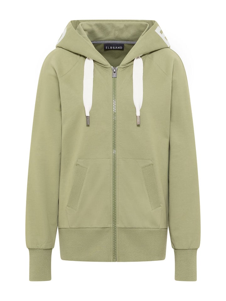 Sweatjacke "Kelda" in Grün