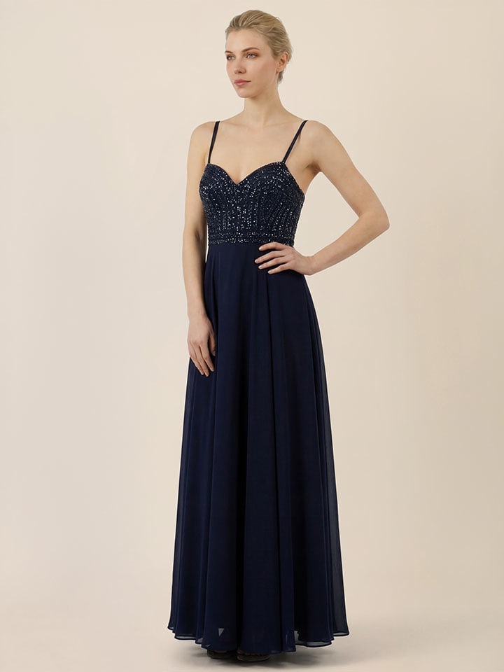 Kleid in Dunkelblau