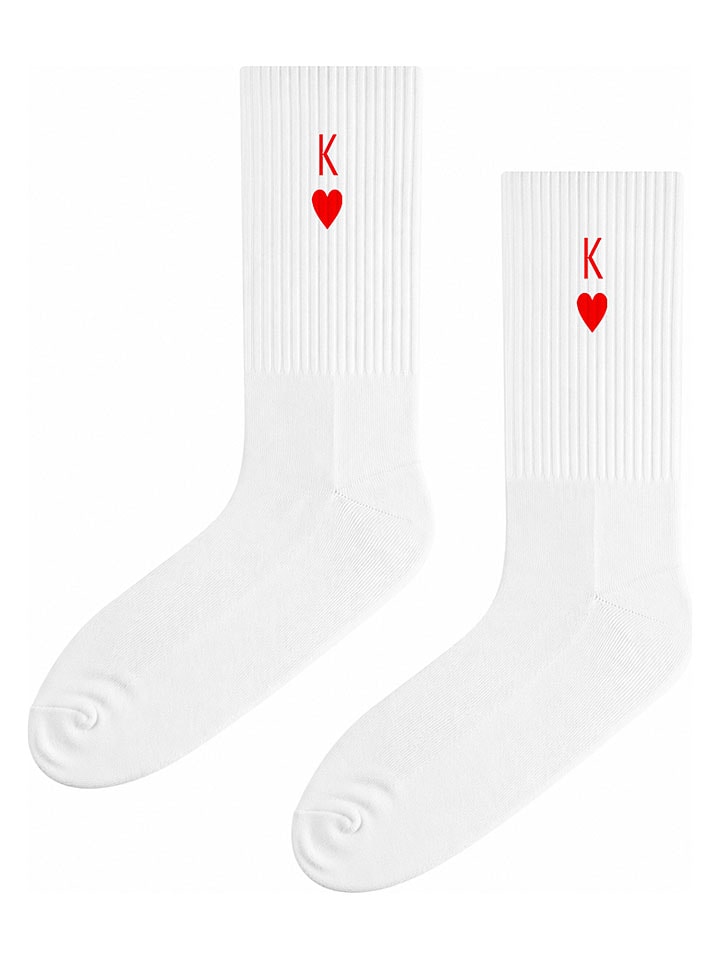 Socken in Weiß