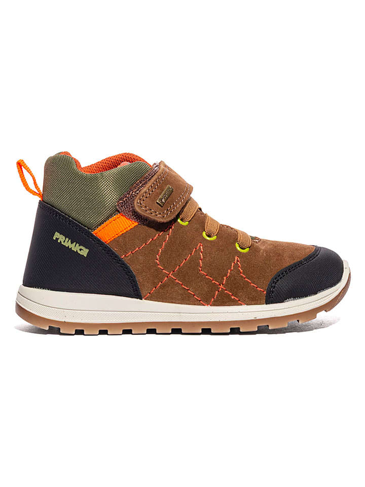 Leren sneakers lichtbruin