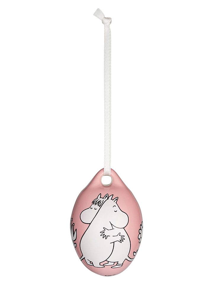 Dekohänger ''Love'' in Rosa - (L)6,7 cm