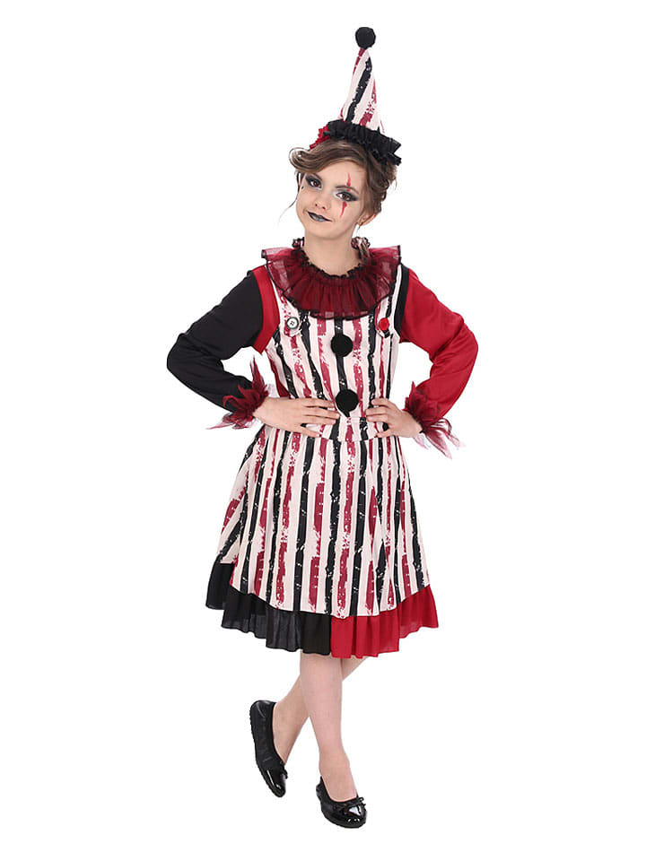 2-delig kostuum "Clown" meerkleurig