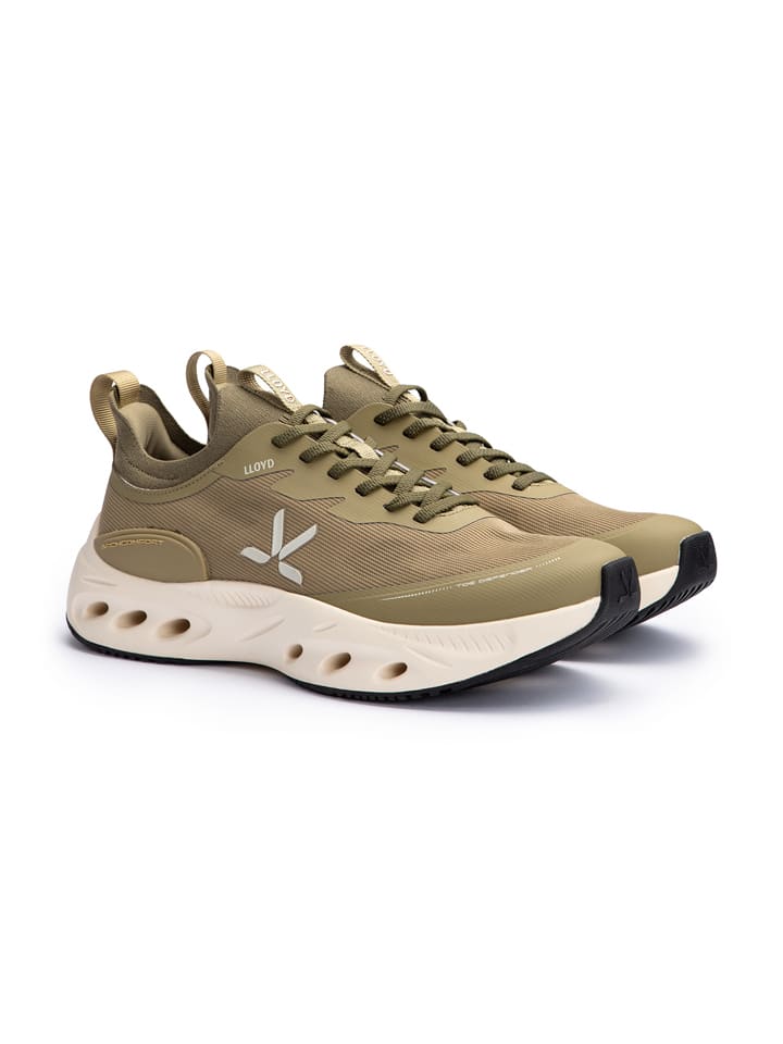 Sneakersy w kolorze oliwkowym