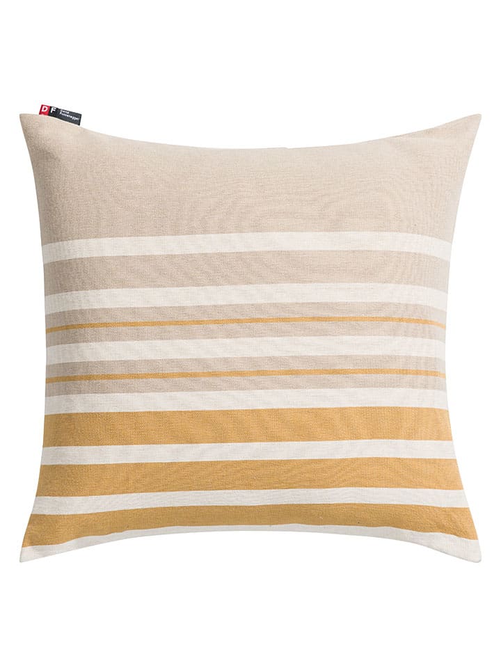 Kussen "Porto - Streifen" beige/wit/geel