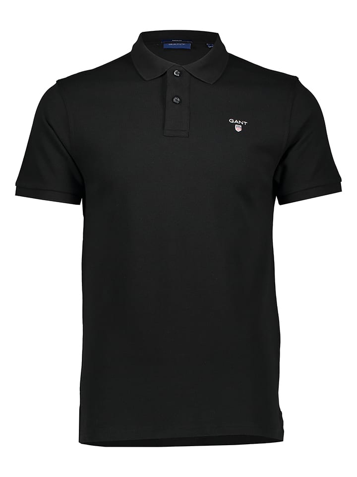 Poloshirt in Schwarz