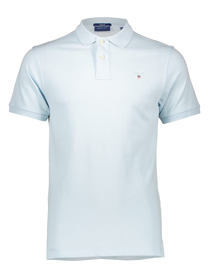 Poloshirt in Hellblau