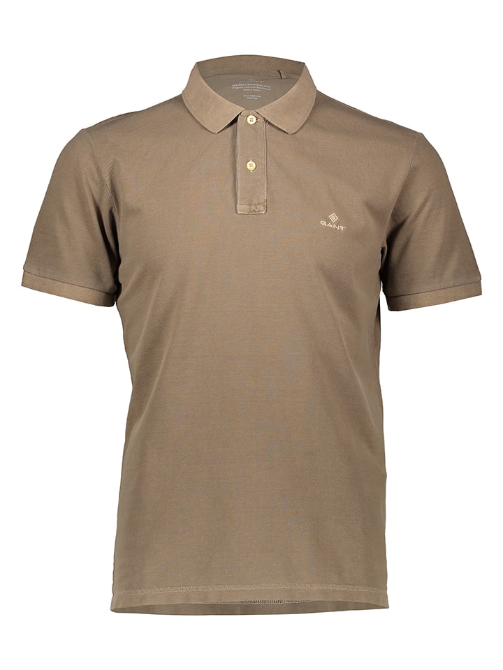 Koszulka polo w kolorze jasnobrązowym