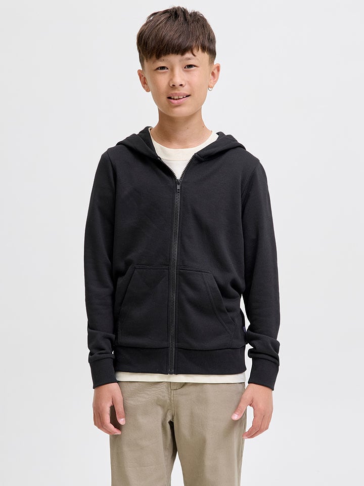 Sweatjacke "Bradley" in Schwarz