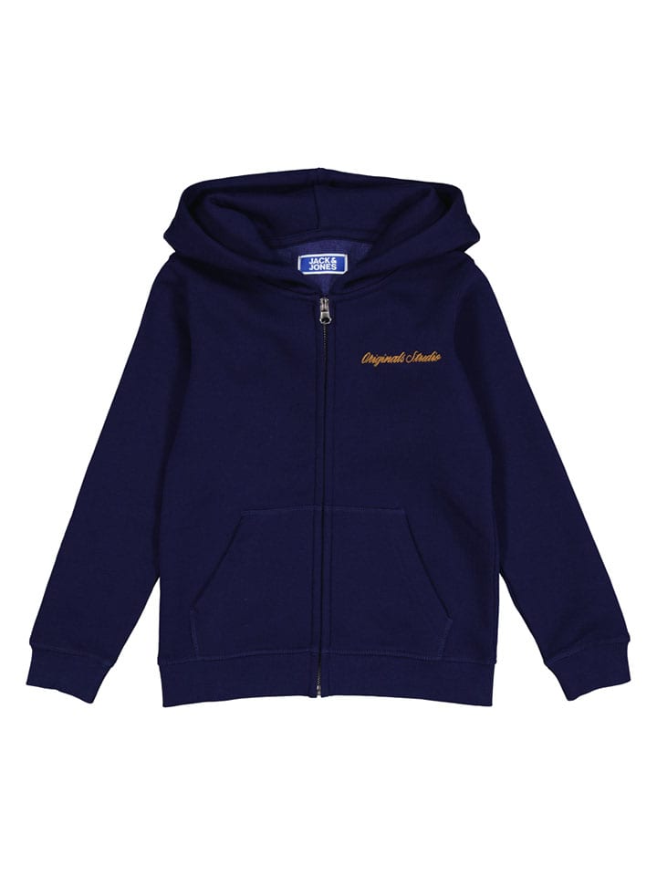 Sweatjacke in Dunkelblau
