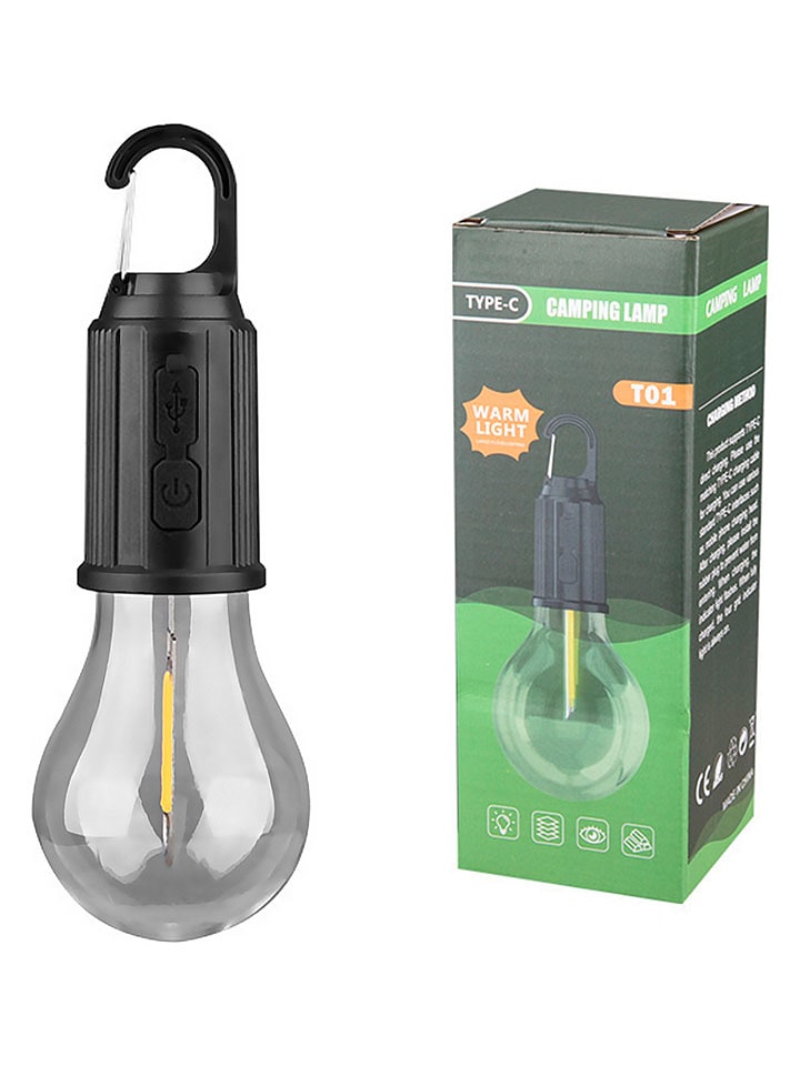 Zewnętrzna lampa LED "T01" w kolorze ciepłej bieli - wys. 19 x Ø 6 cm