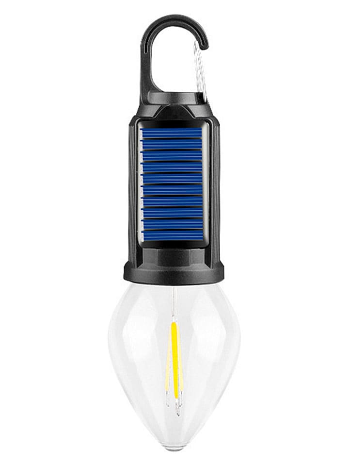 Solarna lampa LED "T03" w kolorze ciepłej bieli - wys. 15,5 x Ø 6 cm