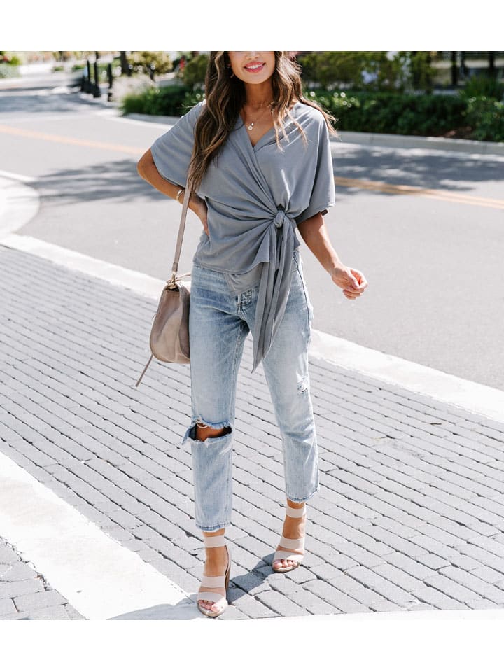 Blouse grijs