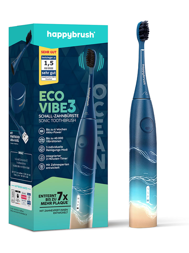 Schallzahnbürste "Eco V3" in Dunkelblau