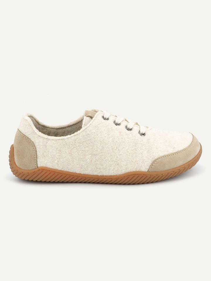 Barfußschuhe in Creme