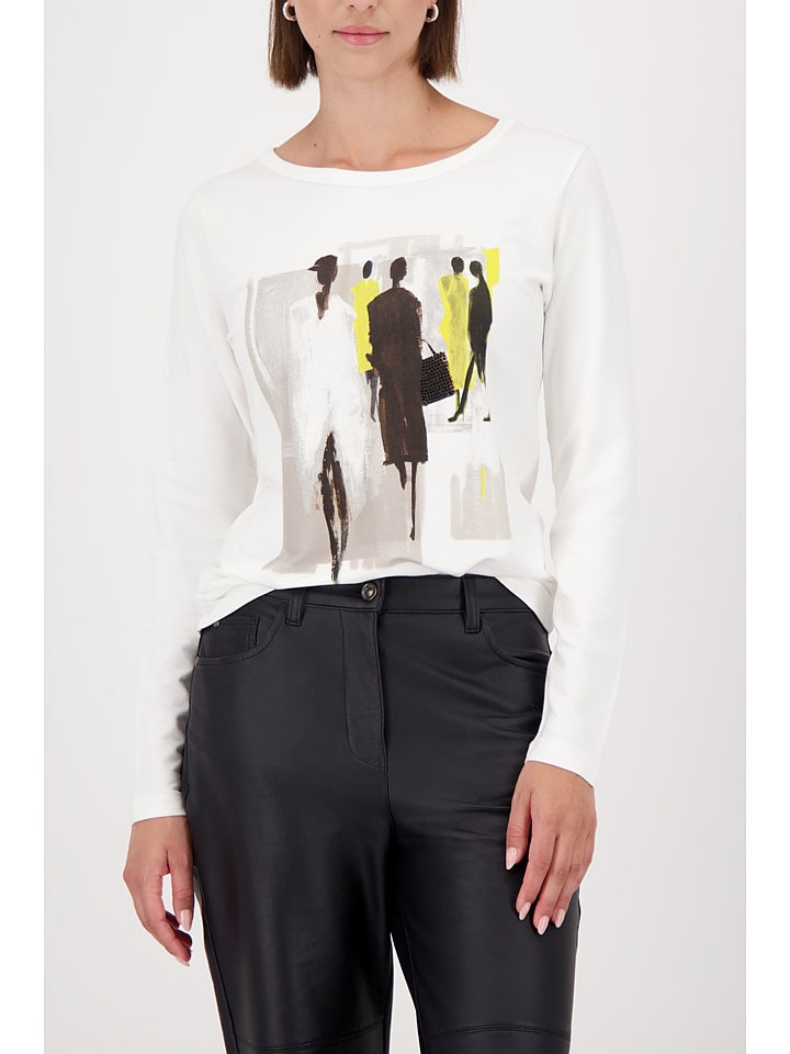 Longsleeve in Weiß