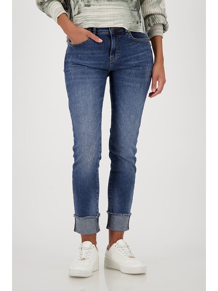 Spijkerbroek - slim fit - blauw